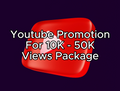 Moderate Youtube Views Social Media Promotion 10K - 50K Video Views Focused Package